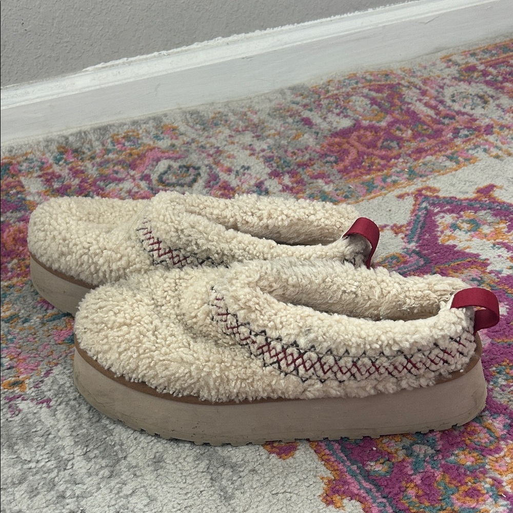 Ugg Tazz Braid Sherpa Slippers